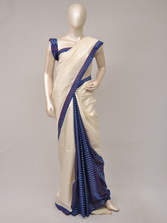 Pochampally Silk Designer Partly-Pallu Saree  [D80919003]