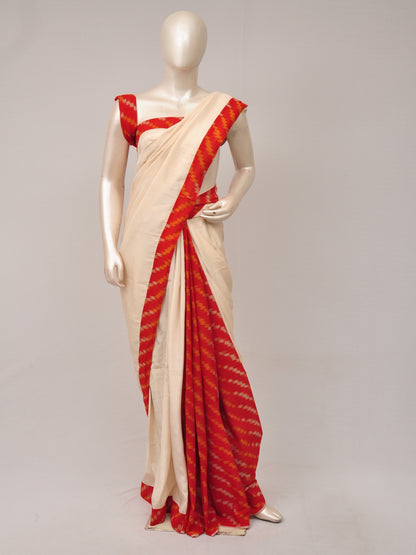 Pochampally Silk Designer Partly-Pallu Saree  [D80919005]