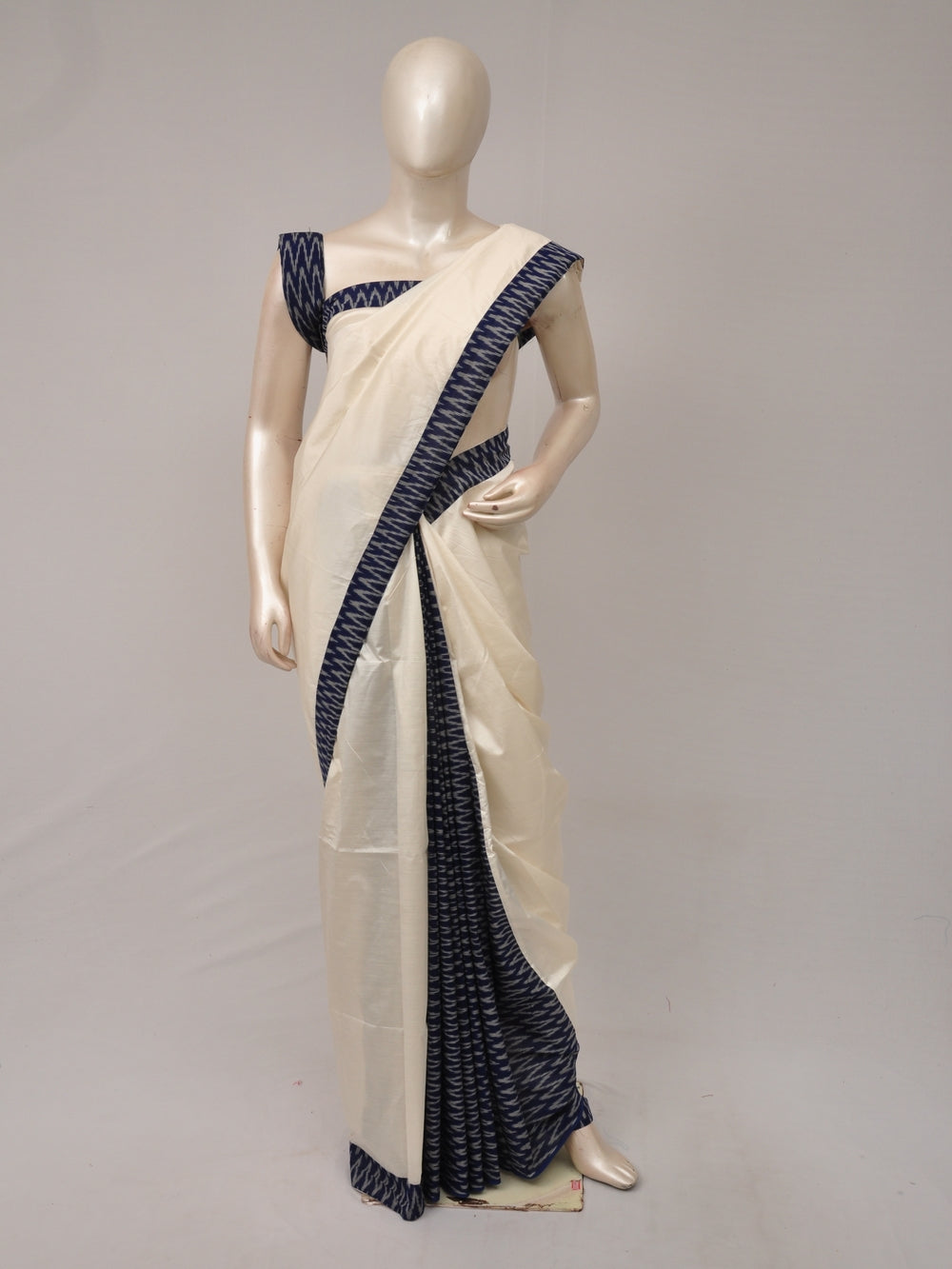 Pochampally Silk Designer Partly-Pallu Saree  [D80919007]