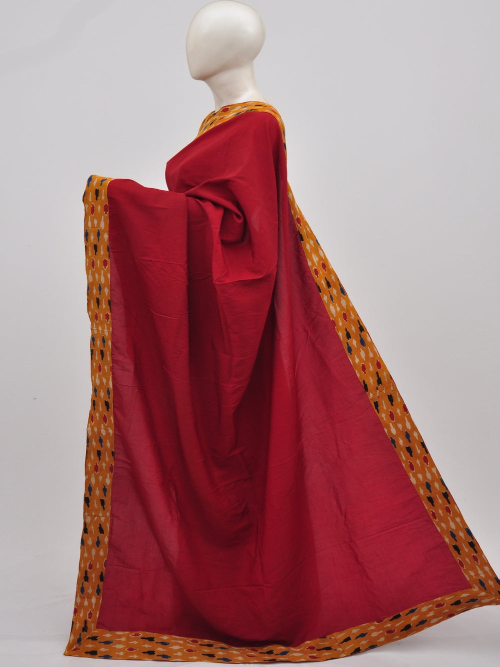 Pochampally Silk Designer Partly-Pallu Saree [D90315017]