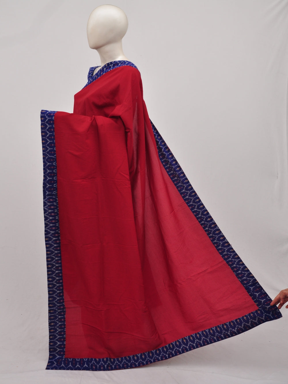 Pochampally Silk Designer Partly-Pallu Saree   [D90506009]