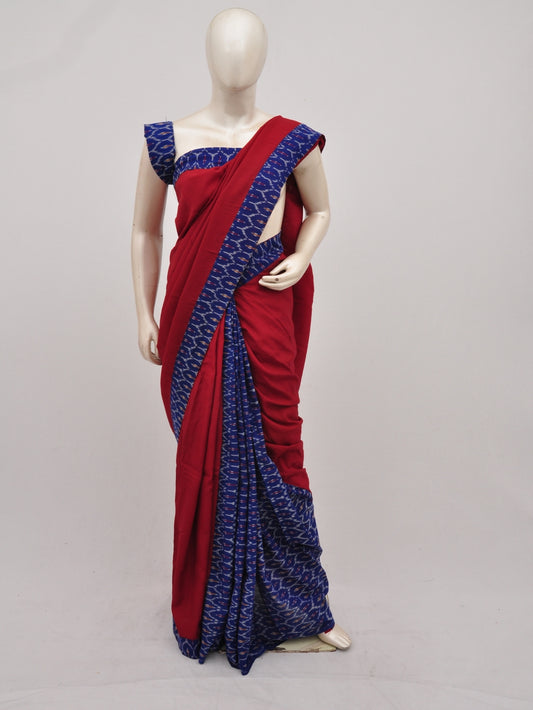 Pochampally Silk Designer Partly-Pallu Saree   [D90506009]