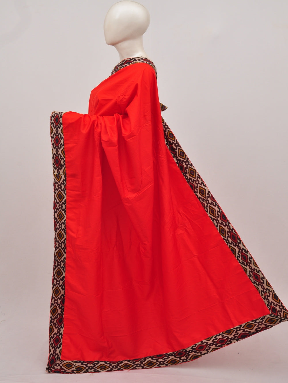 Pochampally Silk Designer Partly-Pallu Saree  [D90820003]