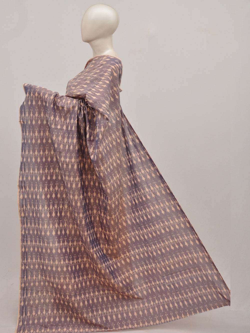 Pochampally Silk Designer Partly-Pallu Saree  D[90830014]