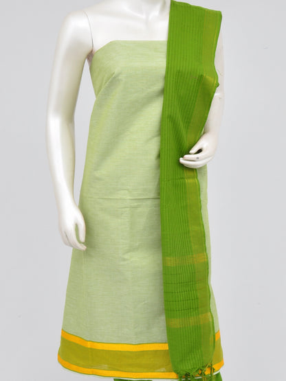 Zari border dress material [D60914001]