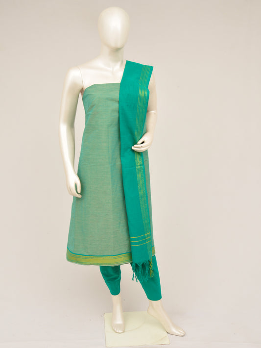 Zari border dress material [D60914006]