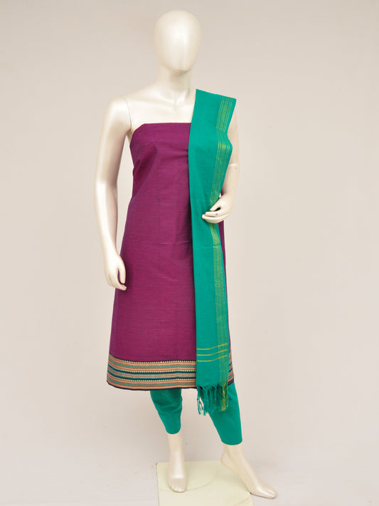 Zari border dress material [D60914009] - DressesForWomen.IN