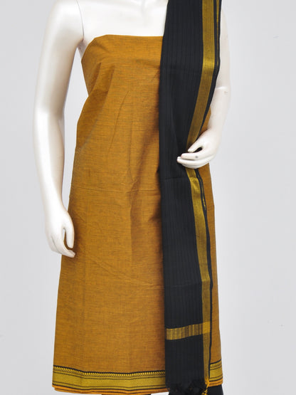 Zari border dress material [D60914010]