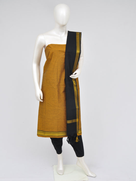 Zari border dress material [D60914010]