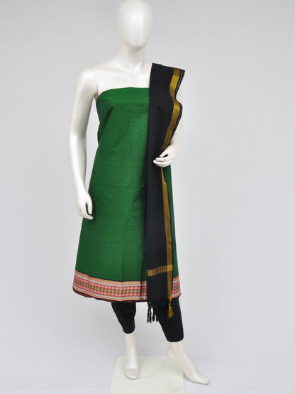 Zari border dress material [D60914013]