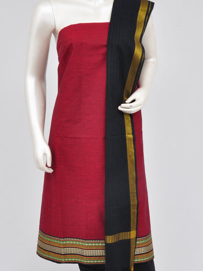Zari border dress material [D60914014]