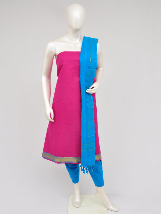 Zari border dress material [D60914023]