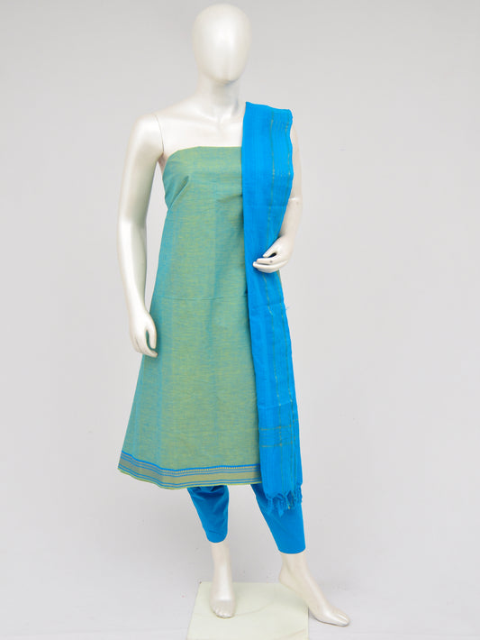 Zari border dress material [D60914025]