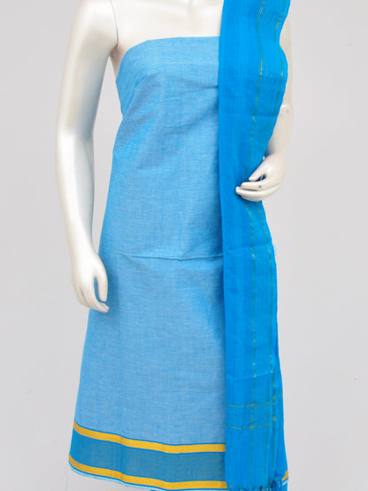 Zari border dress material [D60914027] - DressesForWomen.IN