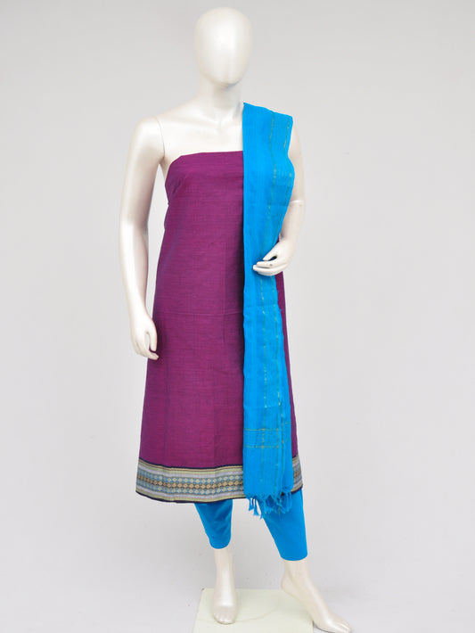 Zari border dress material [D60914029]
