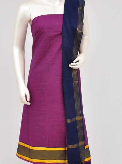 Zari border dress material [D60914035]