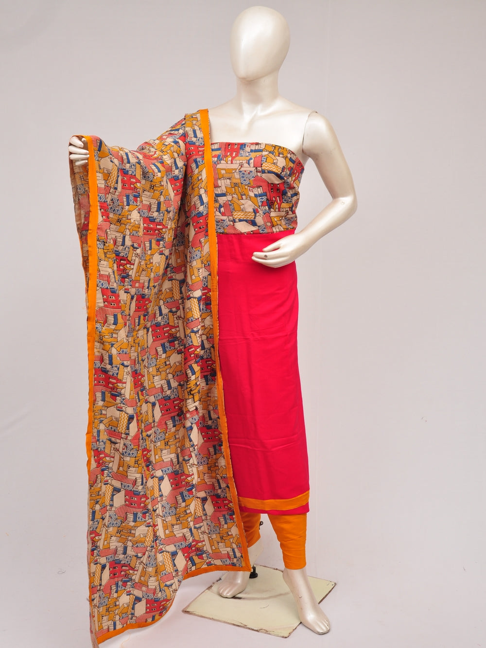 Kalamkari silk dress material [D80718883]