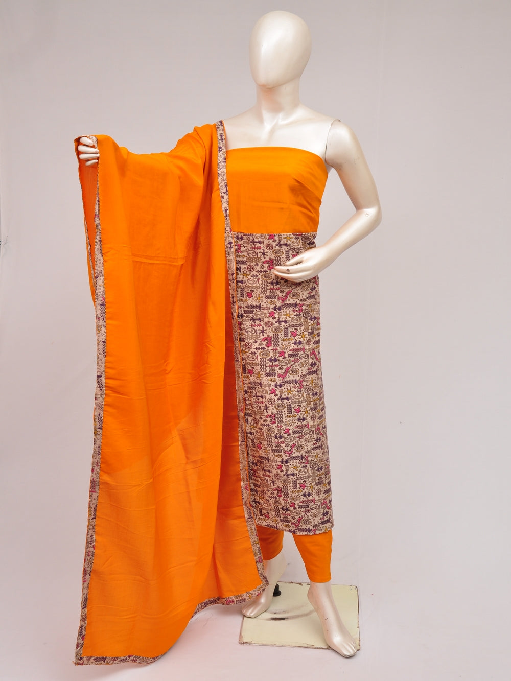 Kalamkari silk dress material [D80726893]