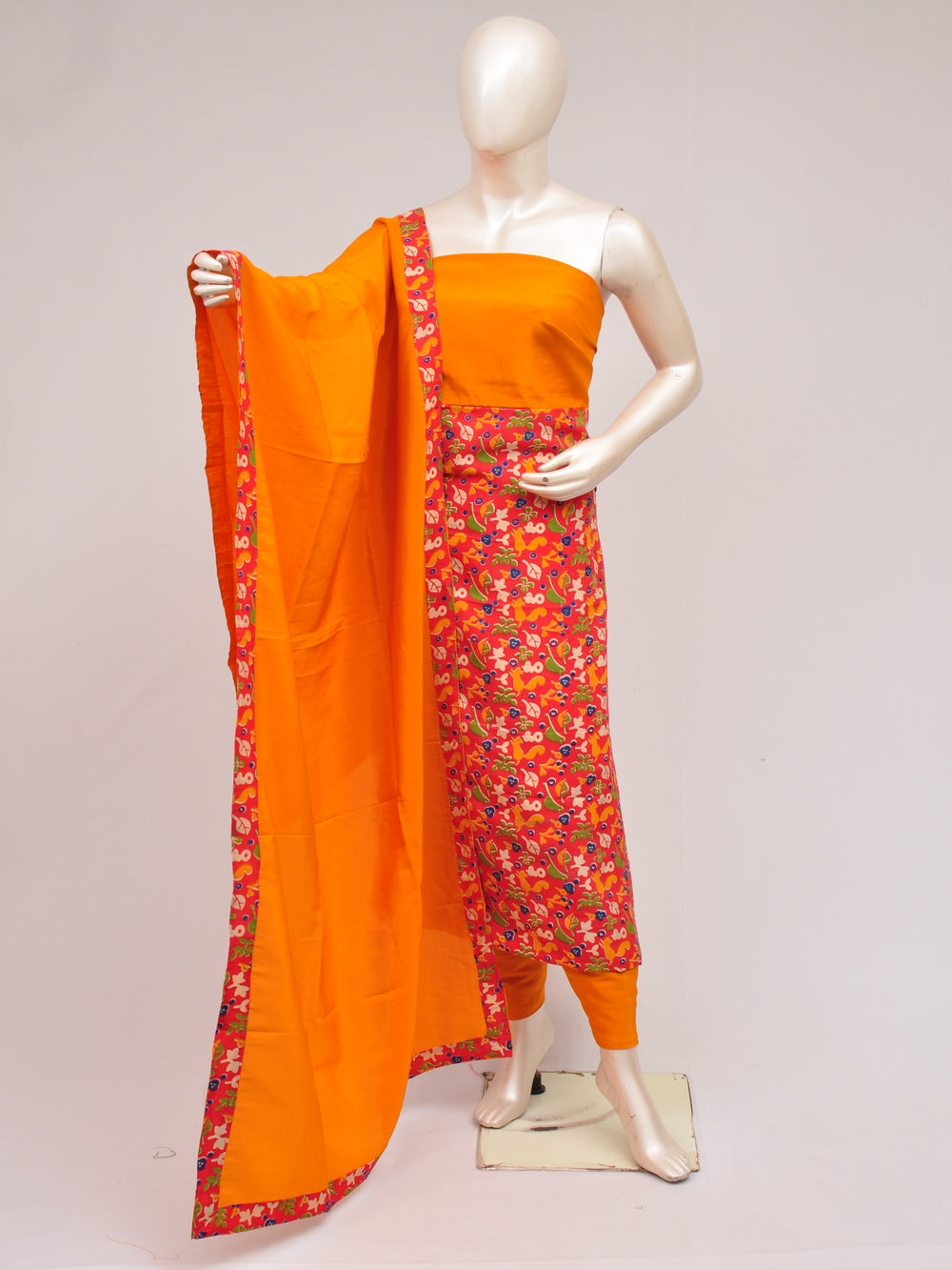 Kalamkari silk dress material [D80726895]