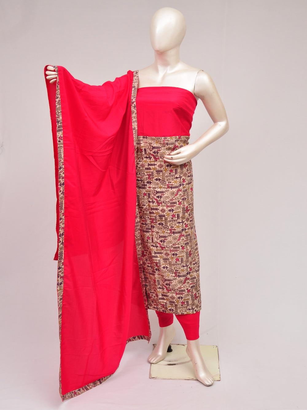 Kalamkari silk dress material [D80726898]
