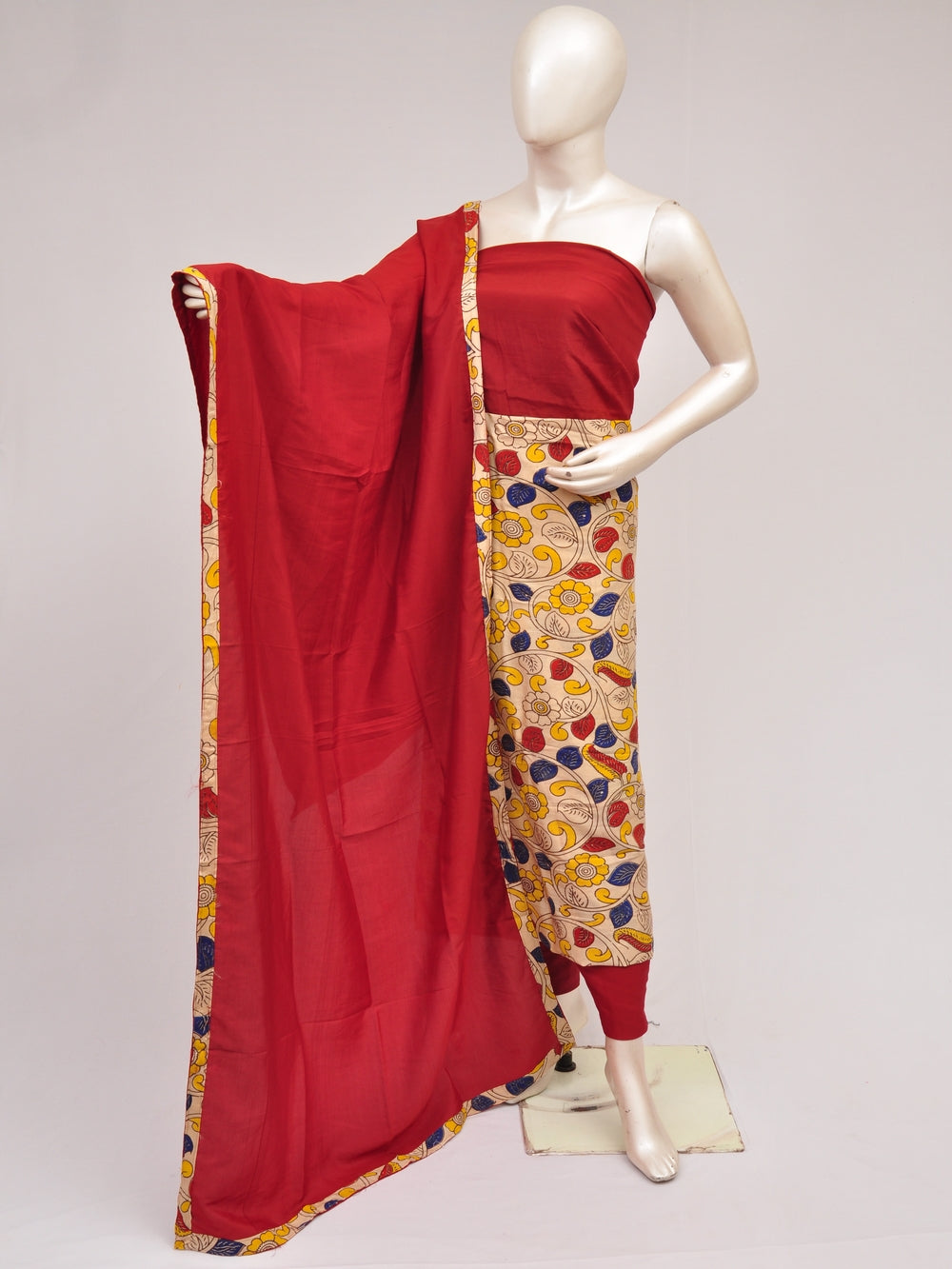 Kalamkari silk dress material [D80726906]