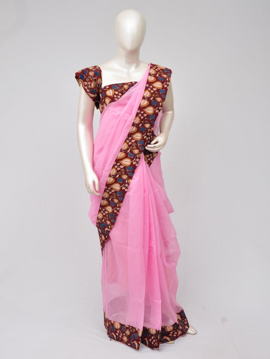 Supernet Kalamkari Patch Designer Saree [D70923000]