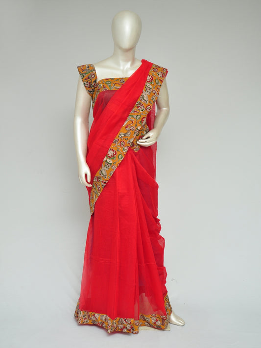 Supernet Kalamkari Patch Designer Saree D[71122082]