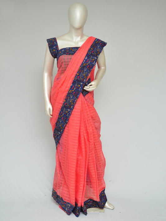 Supernet Kalamkari Patch Designer Saree D[71122083]